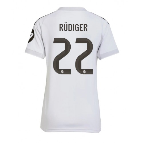 Real Madrid Antonio Rudiger #22 Hemmatröja Dam 2025-26 Kortärmad
